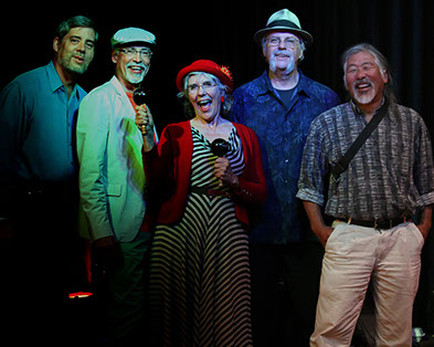 Image of Andy Carr, Arthur Knapp, Peggy Wendel, Mark Dodge, and Philip Nakano