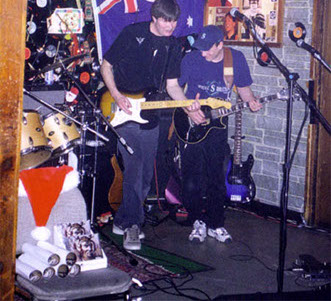 Image of Roger Ludwick and Jimmy Stone at the Stanwood Hotel